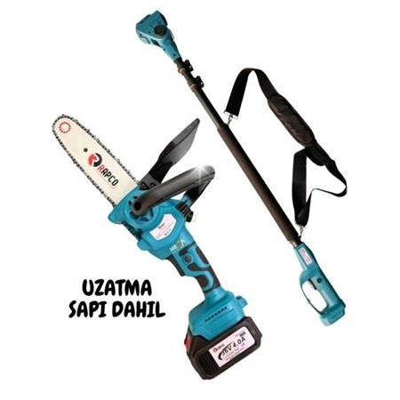 Rapco Şarjlı Uzatma Aparatlı 40 mm Budama Makası Ve Budama Testeresi 3Lü Set