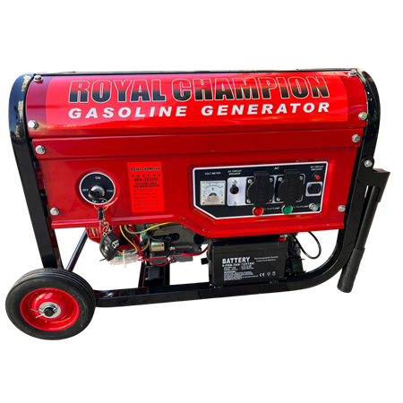 Royal Champıon Benzinli Marşlı Uzaktan Kumandalı 4kw Monofaze Jeneratör