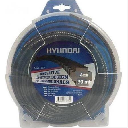 Hyundai 4.00 mm 30 Mt. Tırtıklı Siyah Tırpan Misinası Ot Kesme